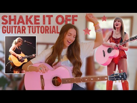 Shake It Off Guitar Tutorial | Taylor Swift (Chords + Strumming Lesson)