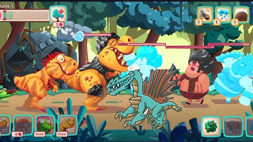 Dino Bash Part 104.105.106.107 Dinosaur Gameplay Walkthrough Android Mk Games...