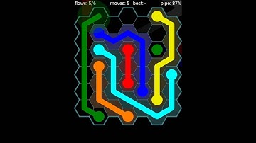 Flow Free Hexes   7x7 Mania   Level 100