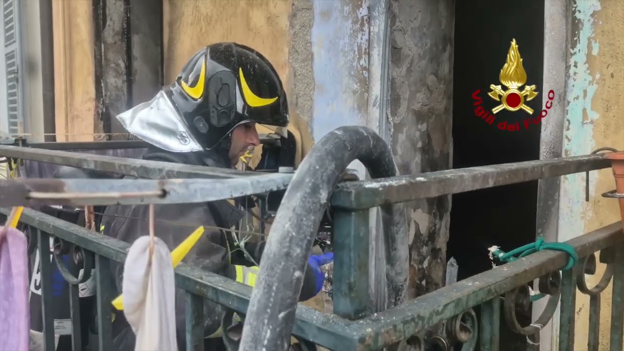Loreto Incendio in un appartamento: evacuata una persona, muore un cane - Video