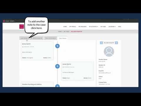 Student Connect portal | How to find a case