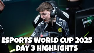 $1,000,000 ESPORTS WORLD CUP 2025 DAY 3 HIGHLIGHTS! ALL MATCHES! ROCKET LEAGUE 2025
