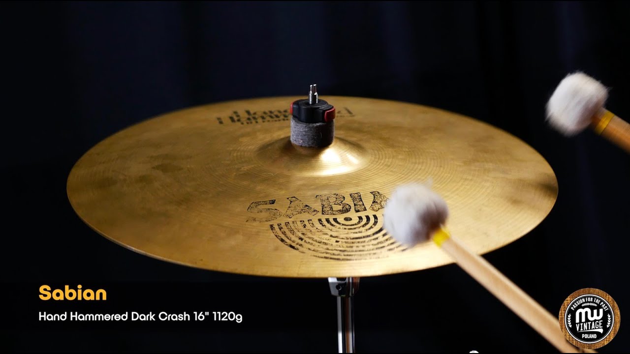 MW-Vintage.pl - Sabian Hand Hammered Dark Crash 16