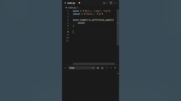 Symmetric Difference Update in Python Sets!