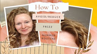 Solutions for a NO FRIZZ Summer - Testing Curly Hair in High Humidity with NF10 Hard Hold Products