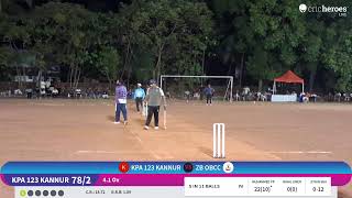 KPA 123 KANNUR vs ZB OBCC live cricket match | Town Team Legends Pappinisseri All Kerala Open Softb screenshot 1