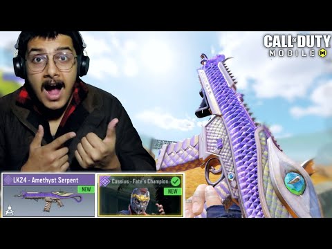 *NEW* LK24 - Amethyst Serpent + Cassius - Fate's Champion Gameplay || Call of Duty Mobile Season 1