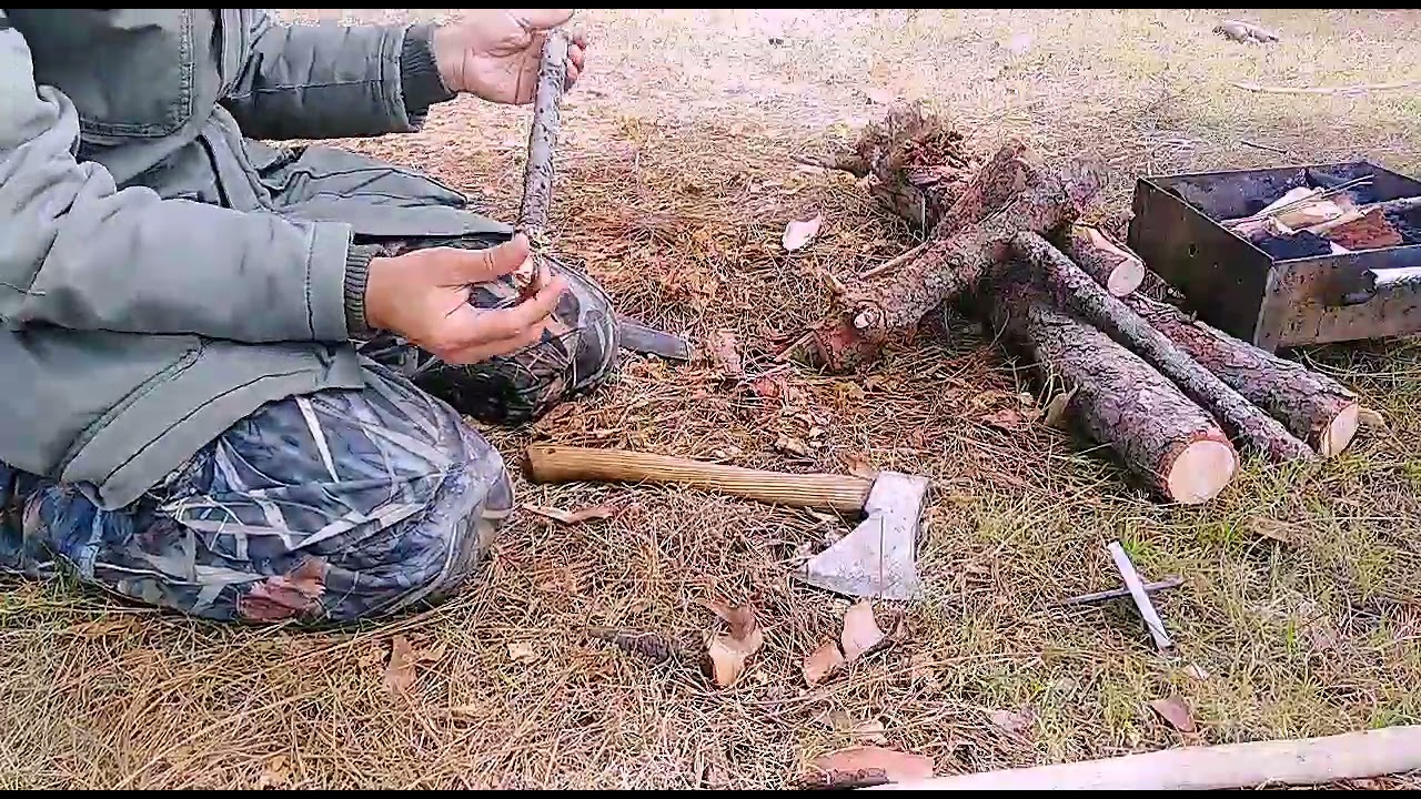 خرجة إلى الغابة رفقة منشاري🏕️🗡️