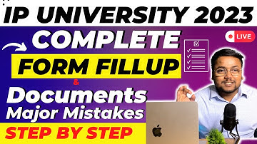 How to Fill IP University form 2023 ✅ | All Courses Step by Step | IPU Form 2023 | IPU CET 2023