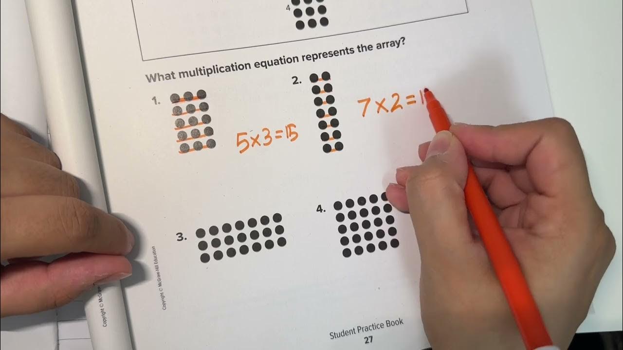 G3 Unit 3 Lesson 2: Use Arrays to multiply - YouTube