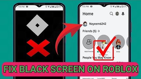 How to fix black screen on Roblox Mobile 2025 (Solve Roblox Black Screen Error Tutorial)