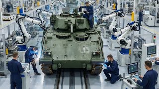 Inside the M3 Bradley Factory: How America Builds Its Armored Combat Vehicle (Full Process)