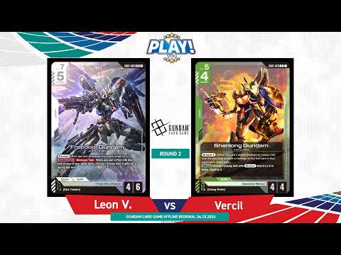 Leon V. vs Vercil | Round 2 | Gundam Card Game Offline Regional in Baton Rouge, LA