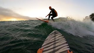 Close Surfing at Avoca Point