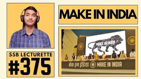 Most expected Lecturette Topics for SSB #375 | MAKE IN INDIA |Join now for Practice