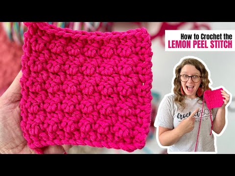 Bernat Lemon Peel Stitch Crochet Blanket​