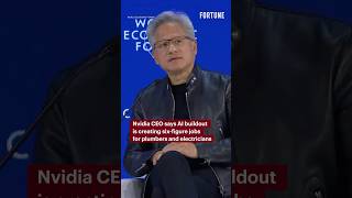 Nvidia CEO says AI buildout is creating six-figure jobs for plumbers and electricians #AI #Nvidia