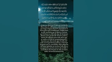 Corán(Qaf:6-11)قرآن" سورة ق:٦-١١