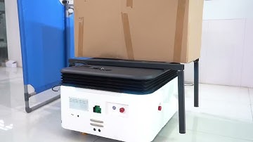 REEMAN 300KG Fly Boat AGV AMR Jacking Function show