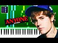 Justin Bieber - Anyone (Piano Tutorial Easy)