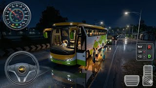 🔥 BUS SIMULATOR INDIA | 😴 Night Driving New Bus Game | Android Gameplay 