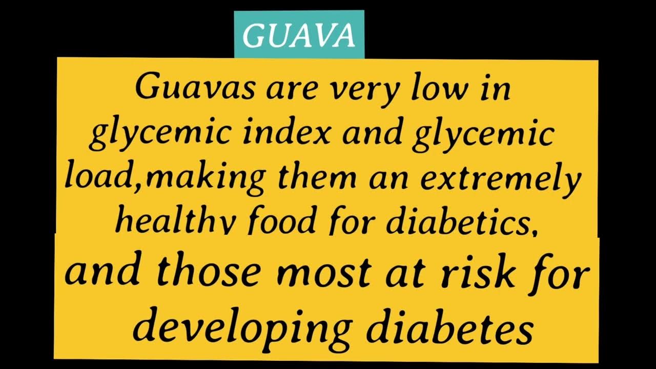 Does guava raise blood sugar youtube