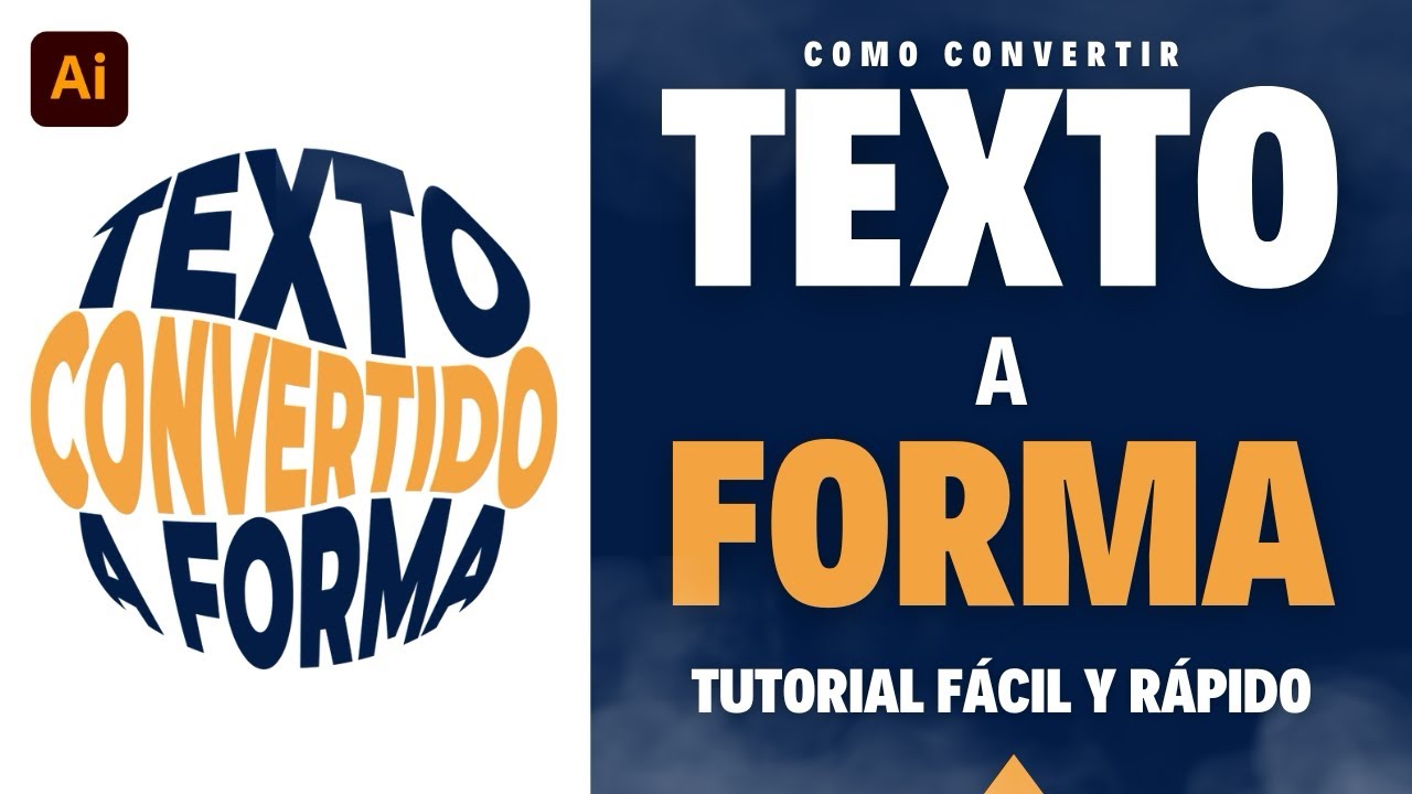 Convertir TEXTO a VECTOR en Illustrator: Truco Rápido para ...