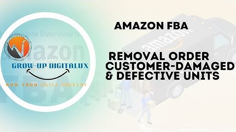 AMAZON FBA|| How to Create a Free Removal Order on Amazon for Damaged or Defective Units