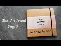 L'art journal de chez Action: Tuto Art Journal: Page 3 avec aquarelle liquide Action