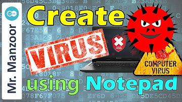 How to a Create Computer Virus using Notepad