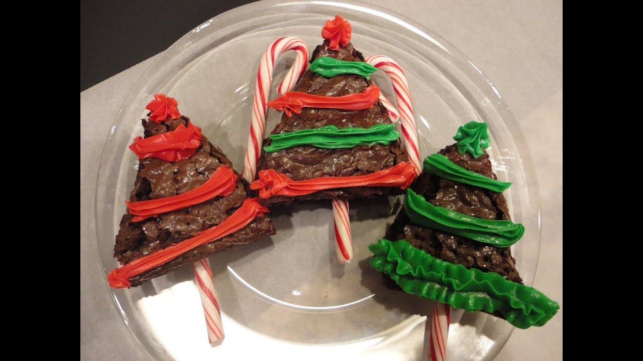 Christmas Tree Brownies Youtube