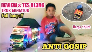Review Truk Miniatur Anti Gosip Full Lampu Harga 150 Ribu‼️Di Tes Oleng Bisa Nggak Ya??