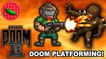 DOOM RETRO 2D PLATFORMING! -- MiniDOOM 2 Part #1 (Free PC Game)