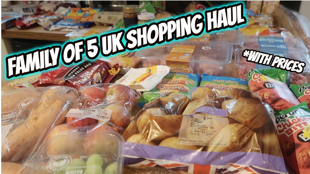 Покупки продуктов в Sainsbury's ~ Еженедельные покупки для семьи в Великобритании