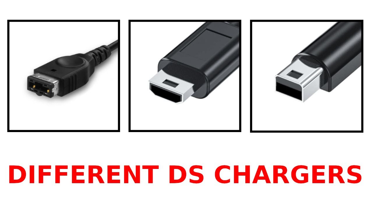 Samle Hukommelse Født Different DS Charger Types For All The DS Consoles. Which One Do You Need?  - YouTube