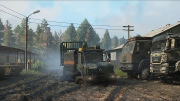 SnowRunner#16 |  Test Flight (Part 2) | Renault Kerax 8x8 / Unimog 437 | Logitech g29