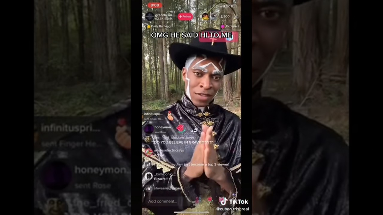 Пуччи в прямом эфире TikTok