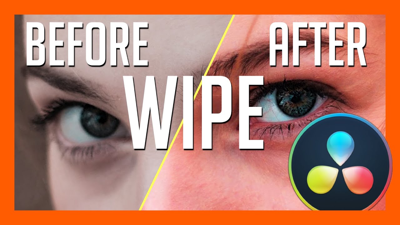 Before And After Wipe Effect in DaVinci Resolve Resolve 16 Basics