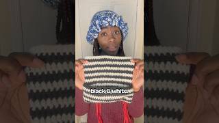 This Hat Is Not Black & White Olivia Is Crocheting