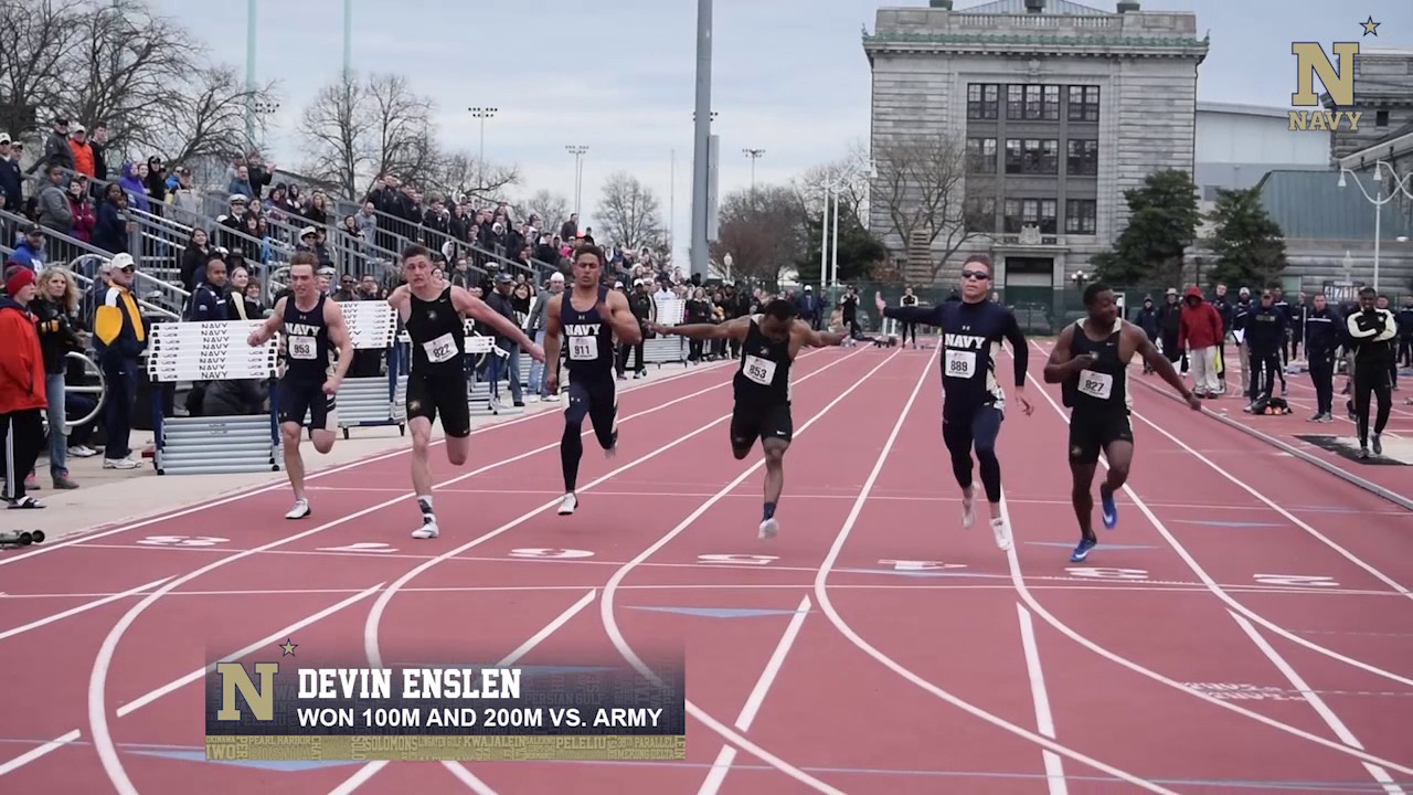 Navy Track and Field Devin Enslen Named NAAA Athlete of the Week YouTube