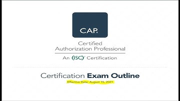 (ISC)2 CAP EXAM OUTLINE | NEWLY UPDATED