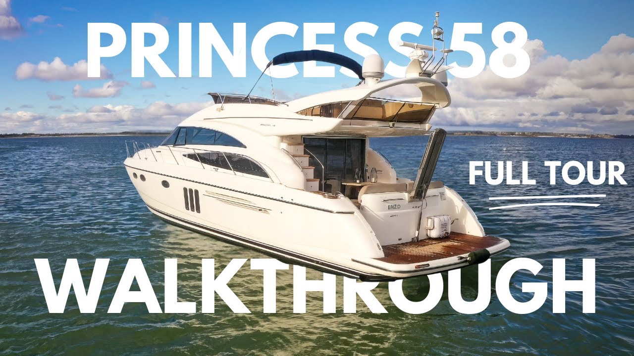 PRINCESS 58 'ENZO' - FULL REVIEW - FOR SALE - PARKSTONE BAY YACHTS