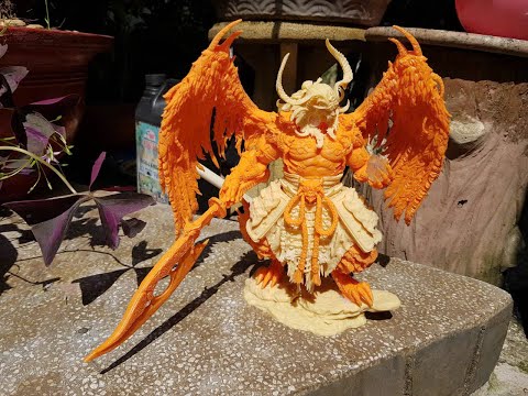 in Corrupted Tenjin trên Creality Halot Mage S 14K với nhựa eSun S200 Standard Resin