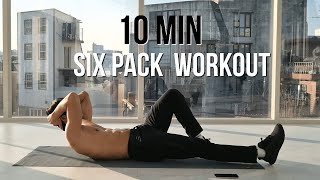 ออกกำลังกายหน้าท้อง Six Pack ที่คุณทำได้ที่บ้าน | ผู้เริ่มต้น | SIX PACK Workout at Home 10 MIN