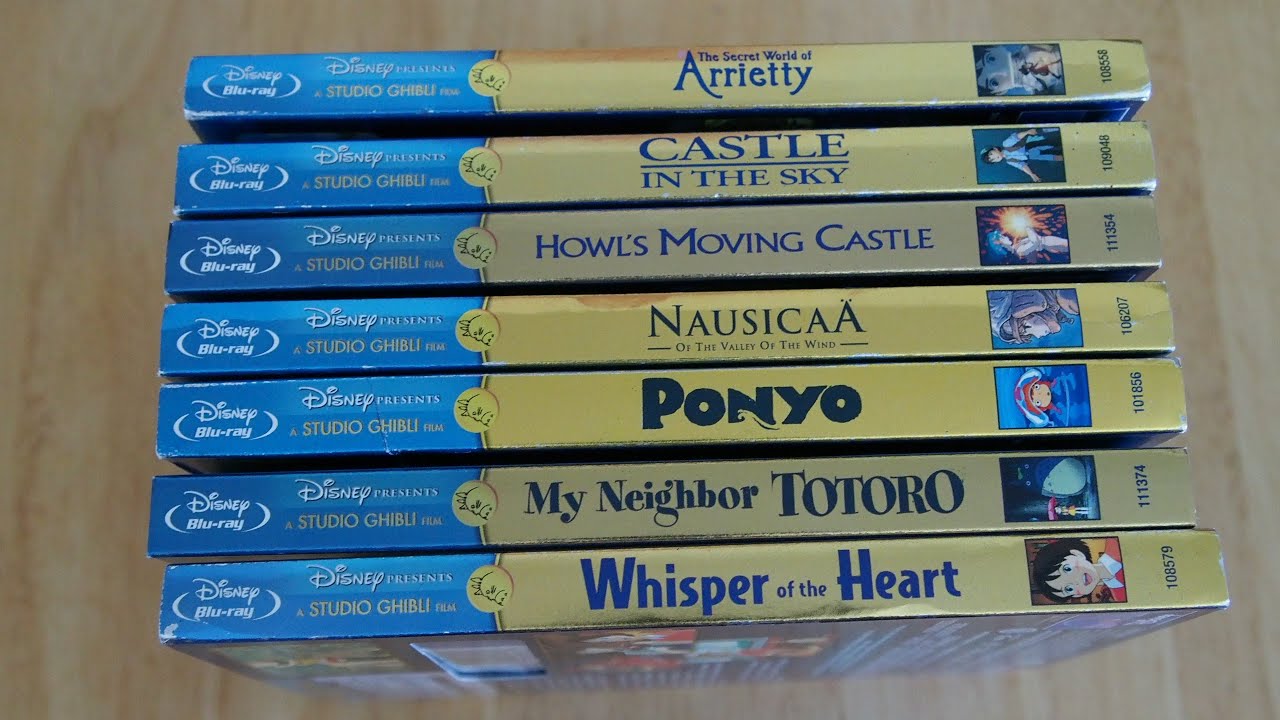 Studio Ghibli Blu-ray Up To Date (Disney Presents Only) 