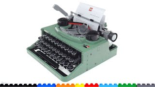 LEGO Ideas Typewriter set 21327 review! Shockingly good functions, still no match for the real thing