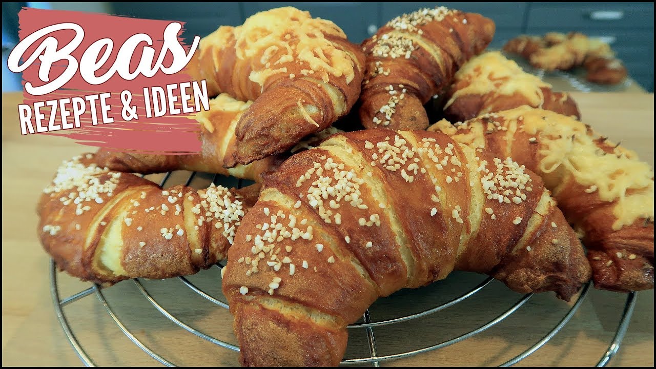 Laugencroissant Rezept | Herzhaftes Laugen Gebäck - Laugen ...