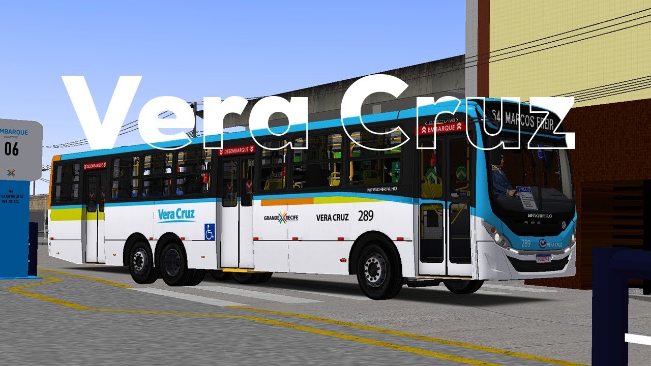 OMSI 2 | Expresso Vera Cruz | Mascarello GranVia 2014 17.230 OD Euro V 6x2 Mapa Litoral Sul | 🚏164