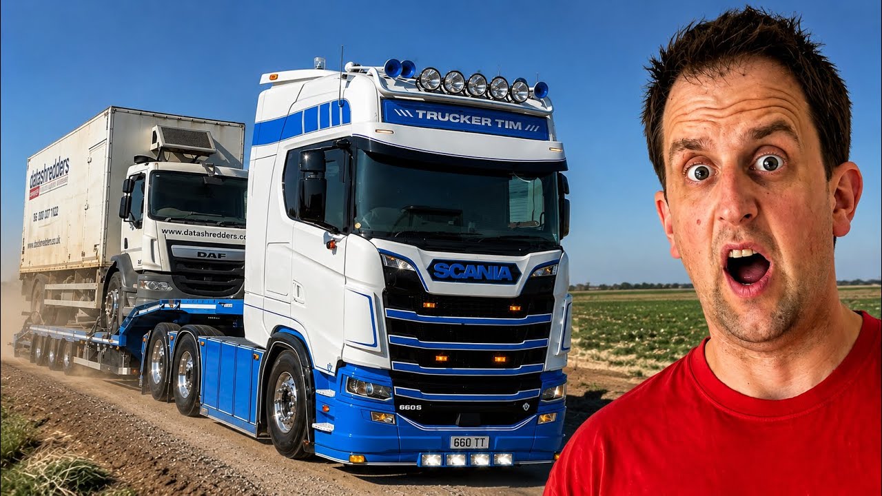 FIRST *PAID LOAD* WITH MY SHOW WINNING SCANIA V8.. BIG MISTAKE!