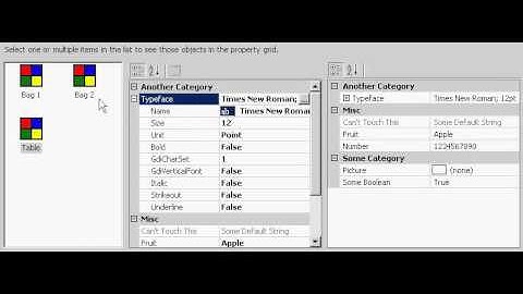 Smart PropertyGrid: great support of SelectedObjects